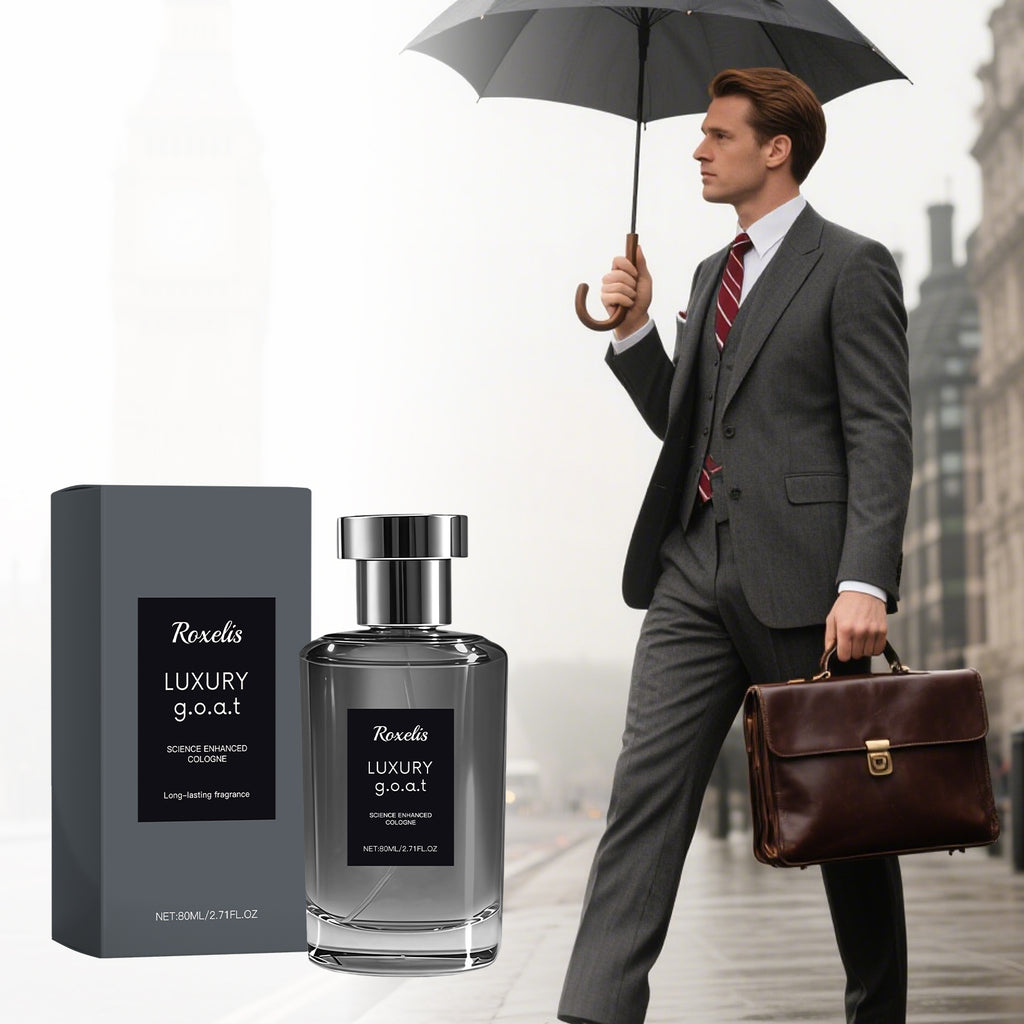 Roxelis Woody Floral Men Perfume, Mellow Neutral Scent, Mature Elegant Fragrance for Dating Daily Use