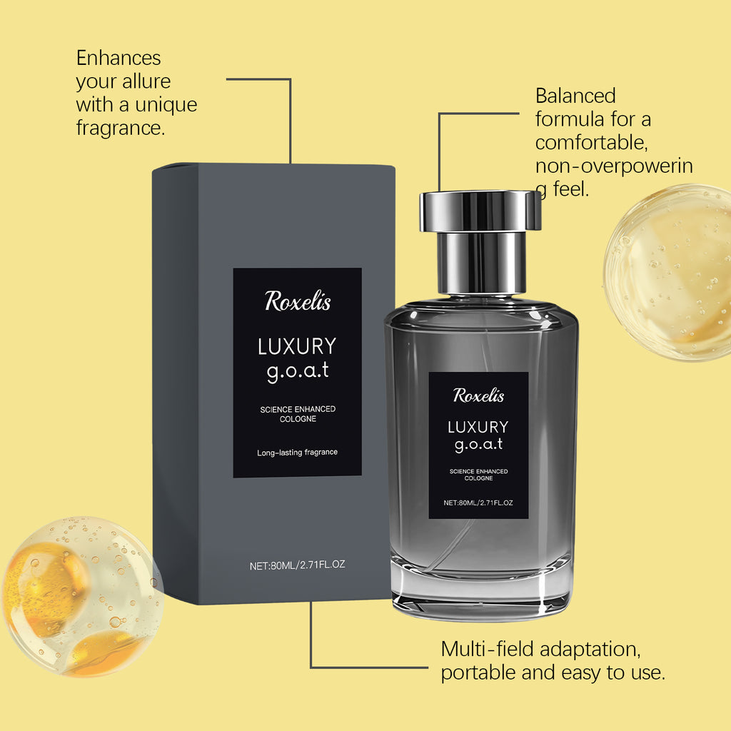 Roxelis Woody Floral Men Perfume, Mellow Neutral Scent, Mature Elegant Fragrance for Dating Daily Use