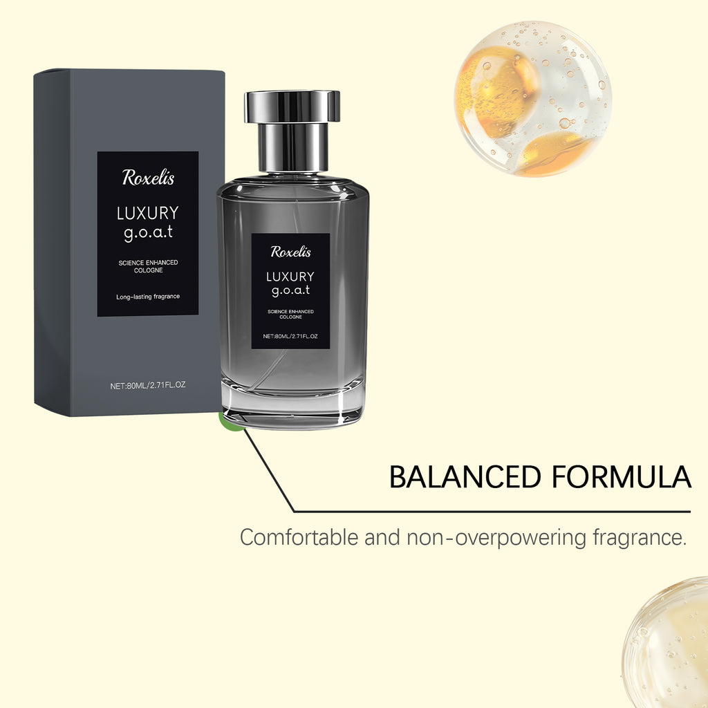 Roxelis Woody Floral Men Perfume, Mellow Neutral Scent, Mature Elegant Fragrance for Dating Daily Use