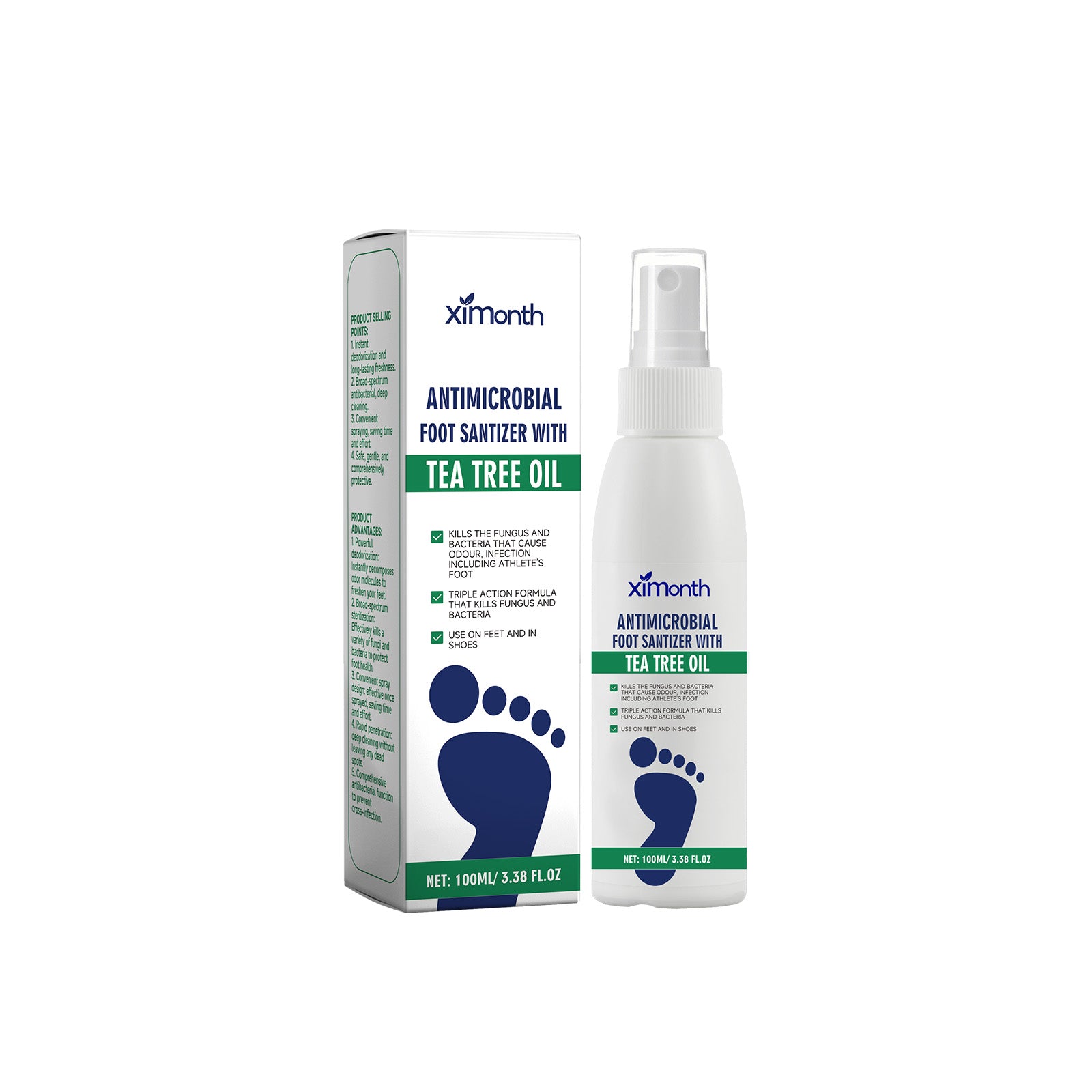Ximonth Foot Care Treatment – Deep Hydration Moisturizer for Dry Heels & Deodorant Foot Essence