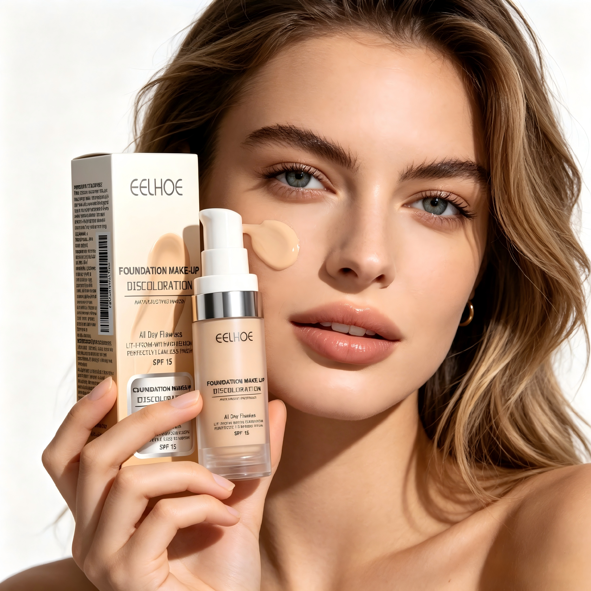 EELHOE Color-Adapting Concealer Foundation – Full-Coverage, Hydrating & Long-Wear
