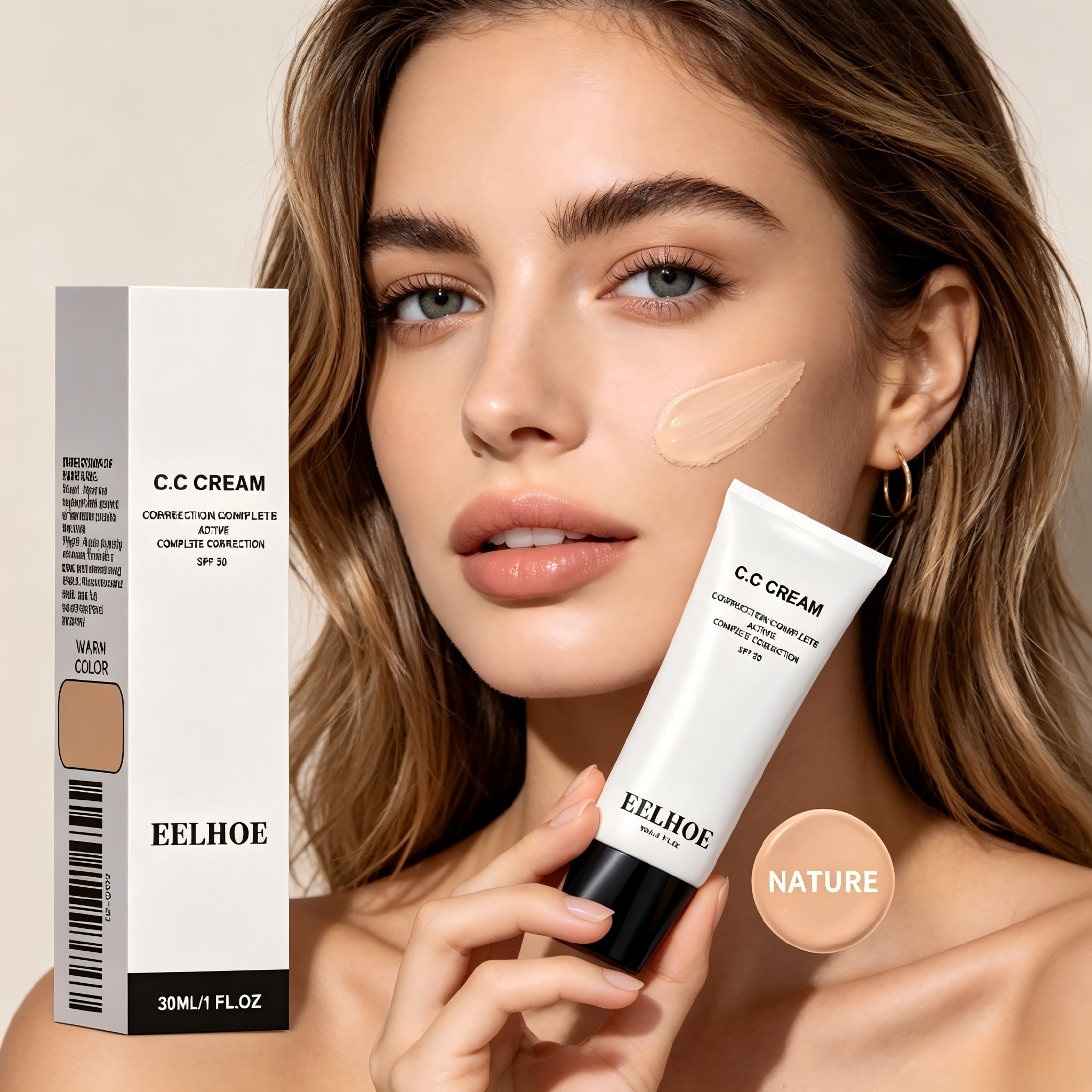 EELHOE Primer & Foundation – Hydrating, Color-Correcting & Brightening Base