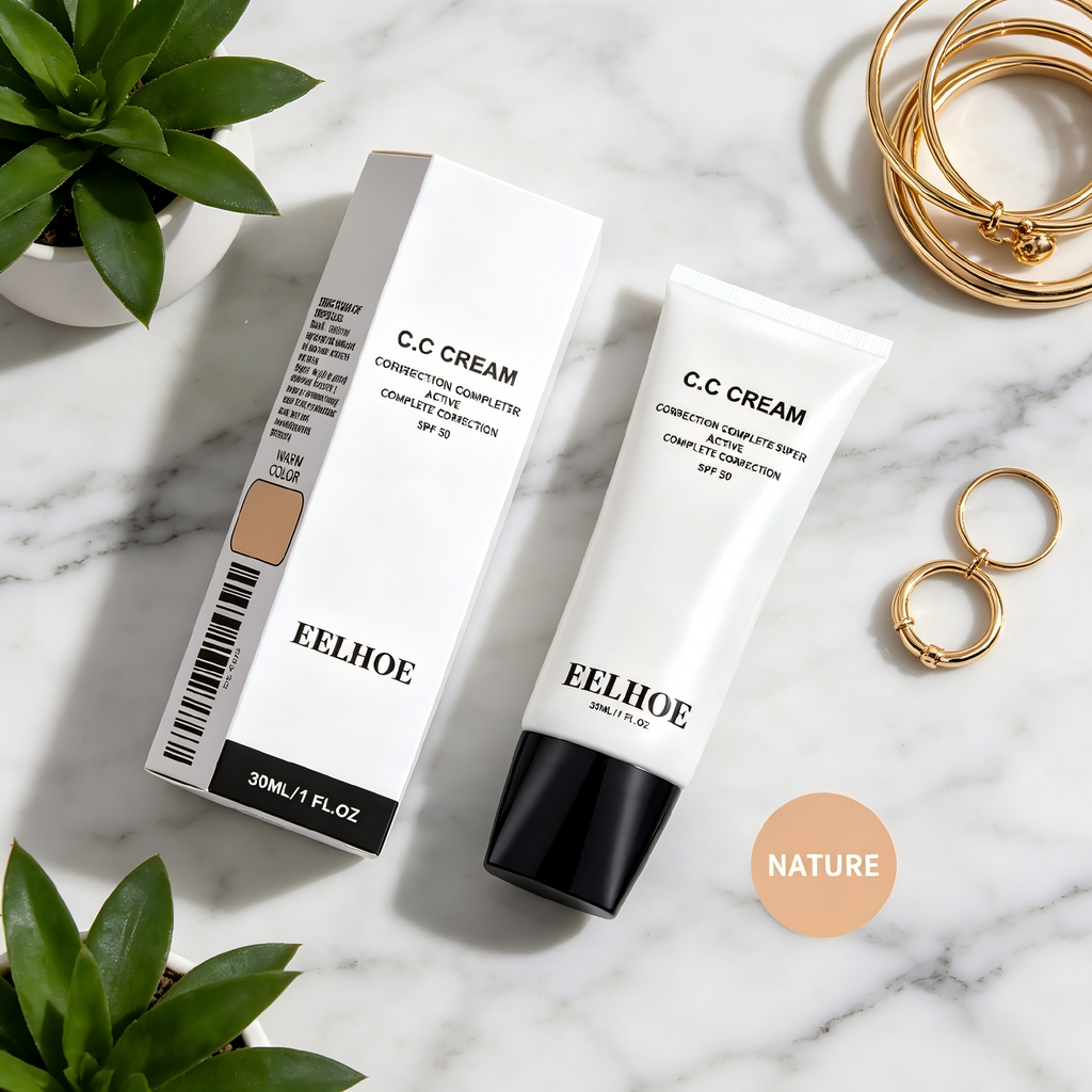 EELHOE Primer & Foundation – Hydrating, Color-Correcting & Brightening Base