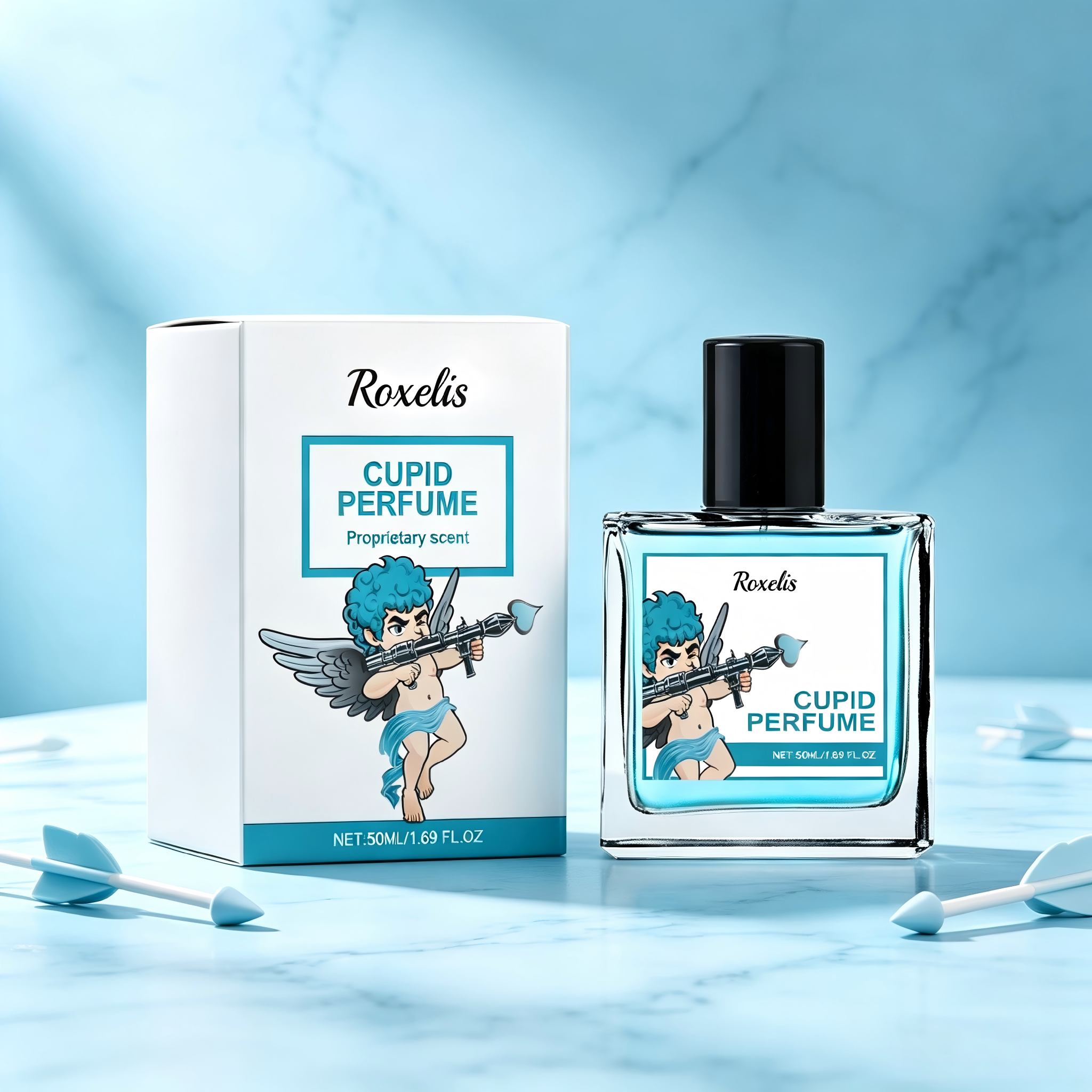Roxelis Cupid Cologne Spray, Mild Elegant Long-lasting Scent, Portable Fragrance for Couple Dates