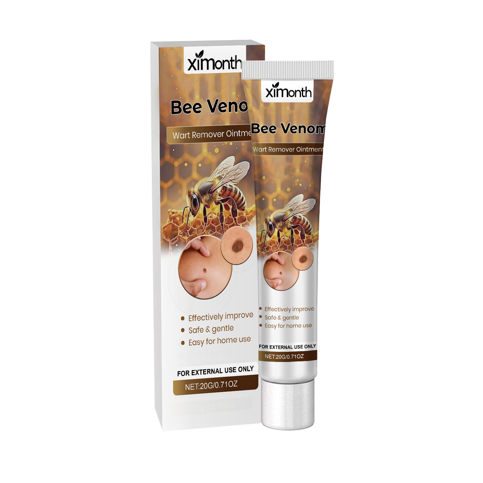 Ximonth Natural Bee Venom Skin Ointment – Daily Gentle Care for Smooth & Hydrated Body Skin