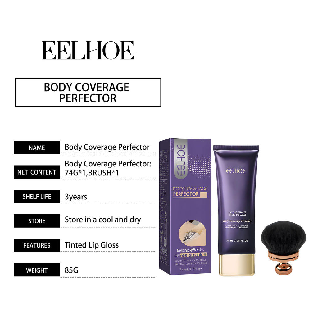 EELHOE Body Concealing Cream – Ivory Beige Duo Set, Full-Coverage, Hydrating & Brightening for Smooth, Even-Toned Skin (Vegan, Fragrance-Free, Non-Comedogenic)