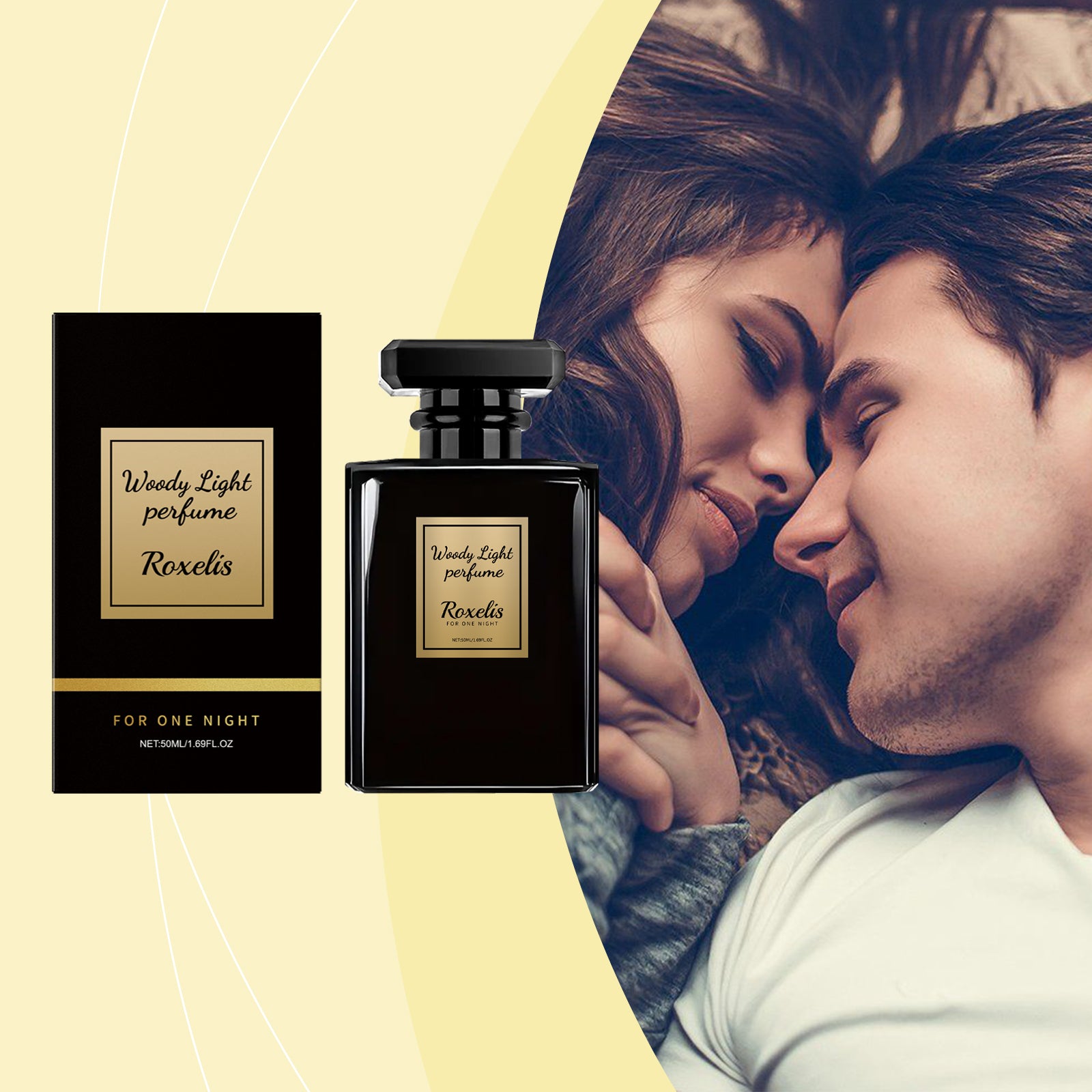 Roxelis Woody Cologne, Long-lasting Fresh Light Scent, Premium Portable Fragrance for Business