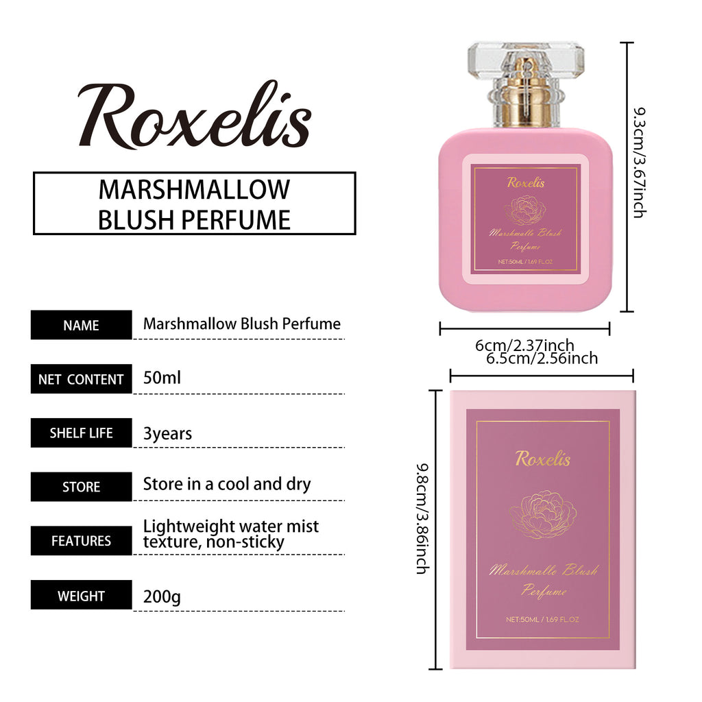 Roxelis Strawberry Candy Perfume, Sweet Vivid Long-lasting Scent, Portable Fragrance for Dating & Daily Use