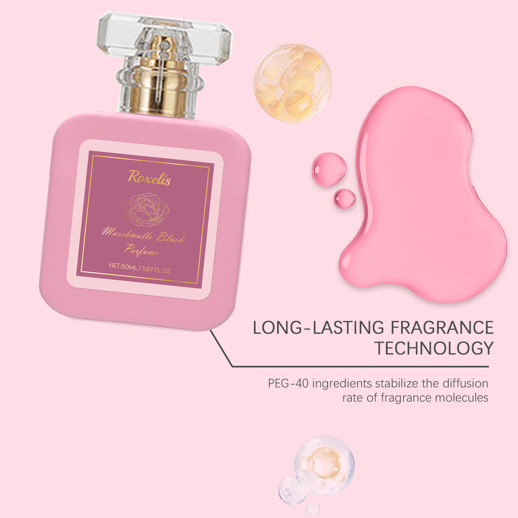 Roxelis Strawberry Candy Perfume, Sweet Vivid Long-lasting Scent, Portable Fragrance for Dating & Daily Use