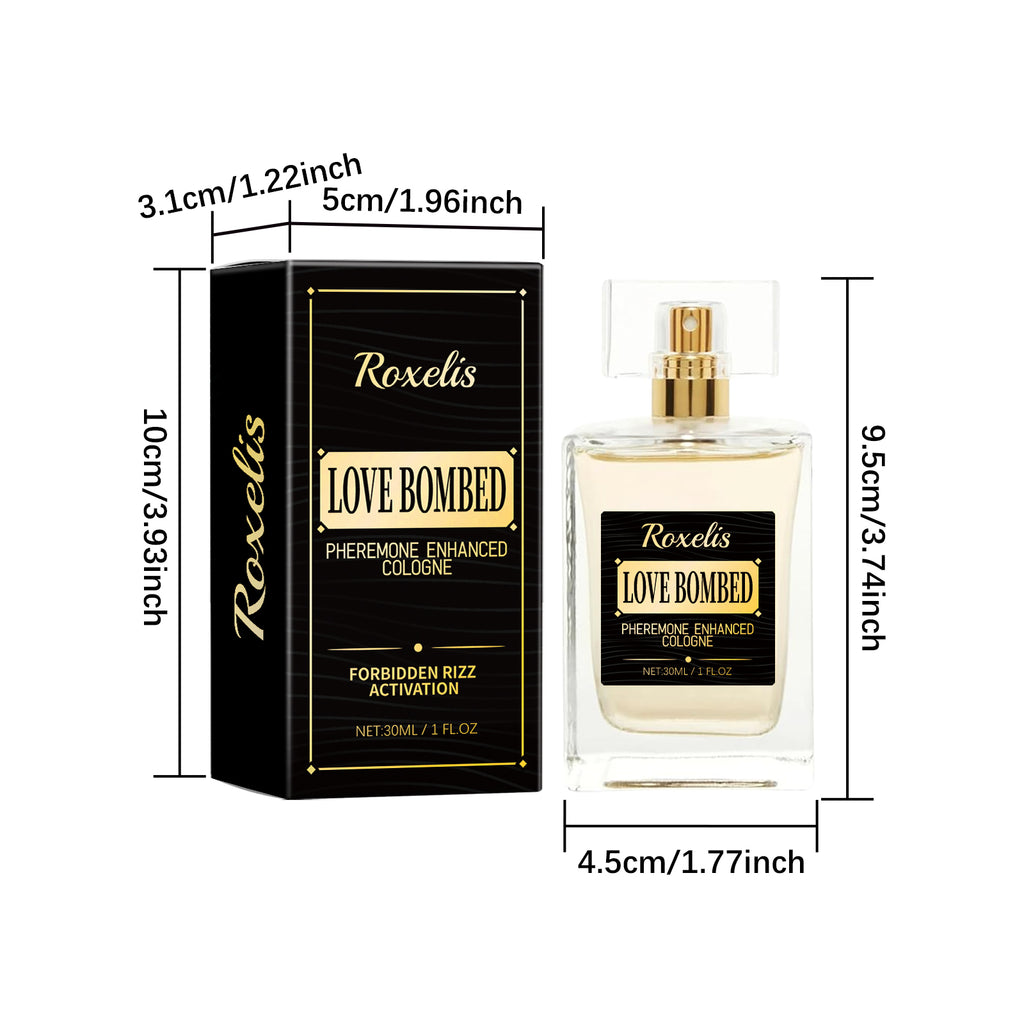 Roxelis Men Pheromone Cologne, Long-lasting Light Scent, Elegant Fragrance for Business & Dating
