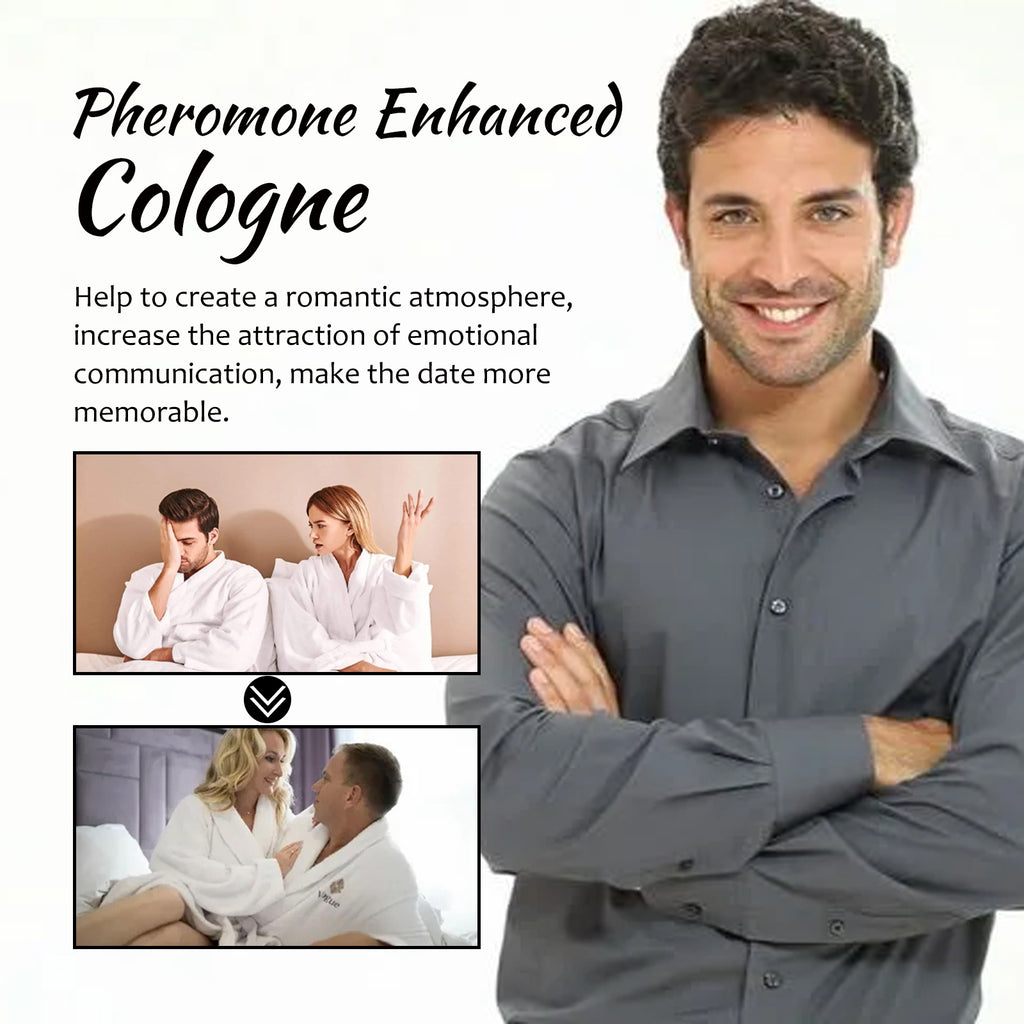 Roxelis Men Pheromone Cologne, Long-lasting Light Scent, Elegant Fragrance for Business & Dating