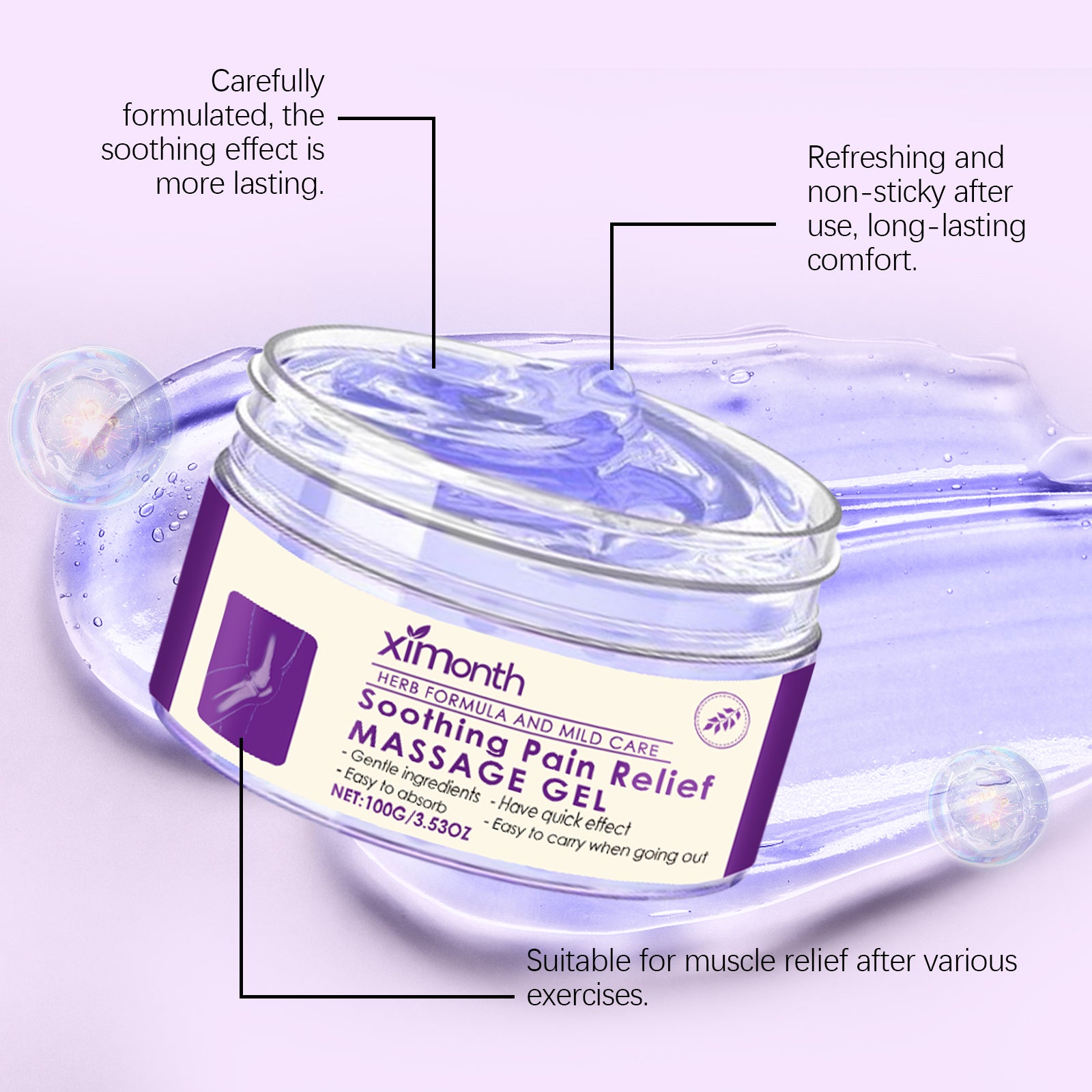 Ximonth Body Massage Gel – Relaxing Comfort Care for Joint, Knee, Elbow & Shoulder