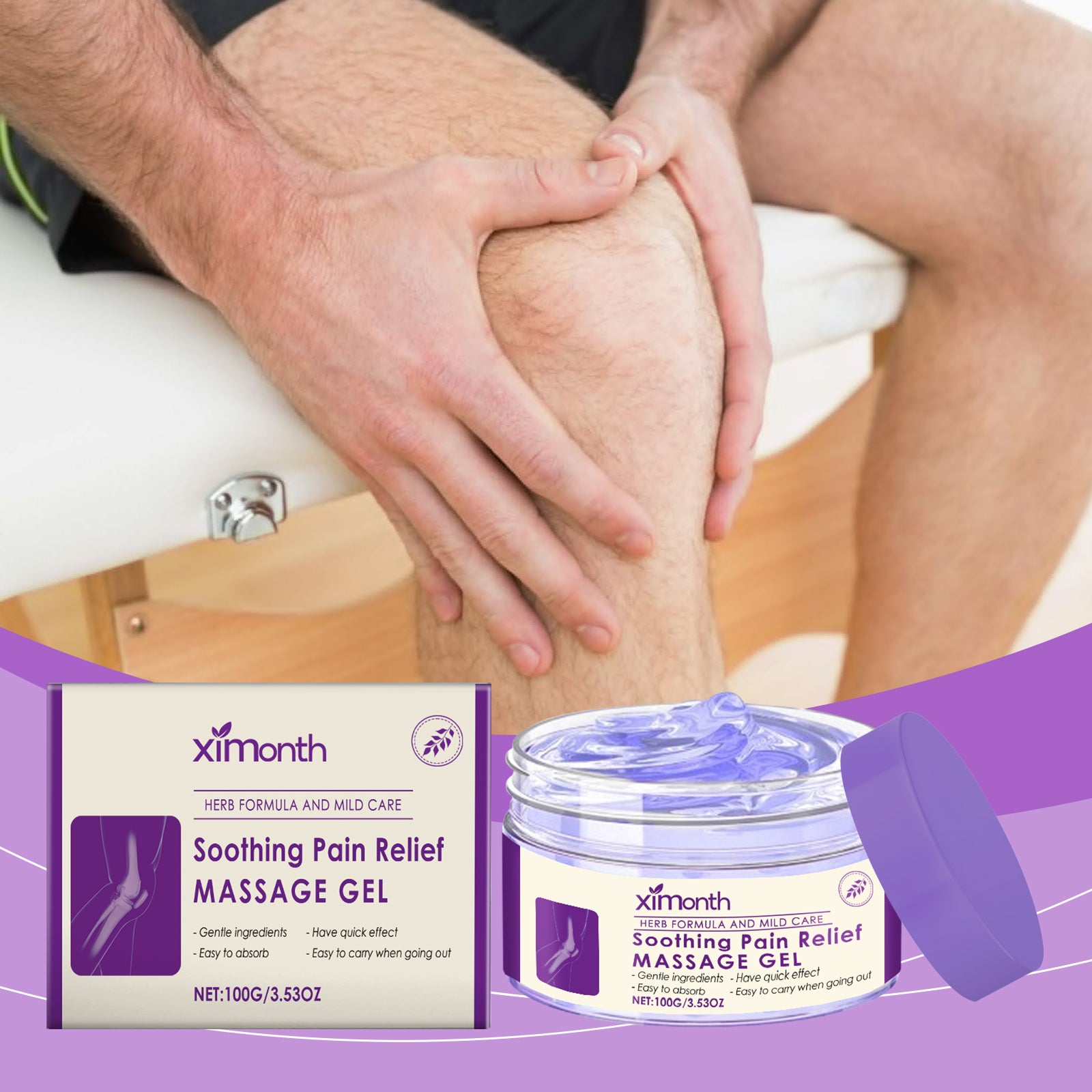Ximonth Body Massage Gel – Relaxing Comfort Care for Joint, Knee, Elbow & Shoulder