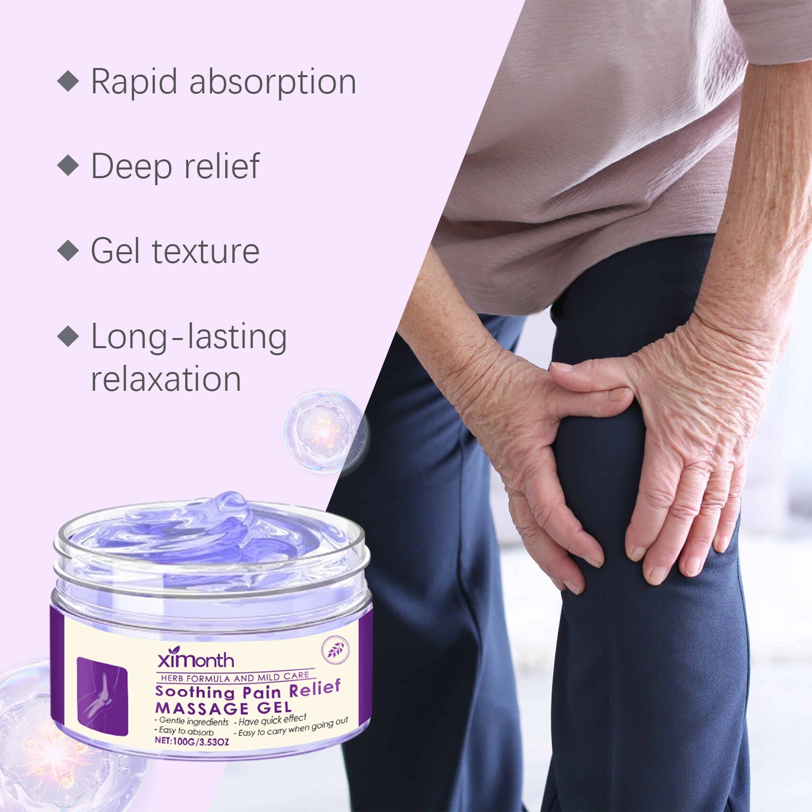 Ximonth Body Massage Gel – Relaxing Comfort Care for Joint, Knee, Elbow & Shoulder