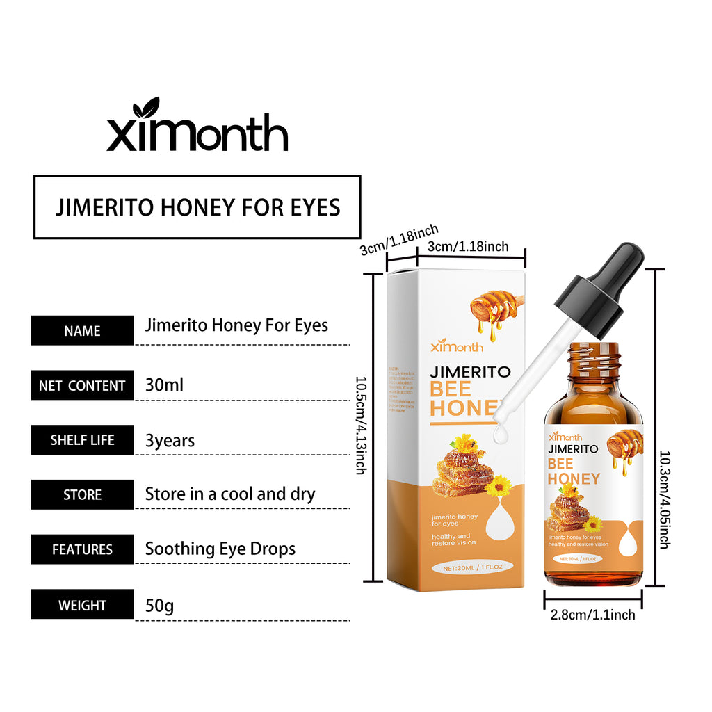 Ximonth Honey Eye Comfort Mist – Refreshing & Moisturizing Eye Area Spray for Dry & Tired Eyes
