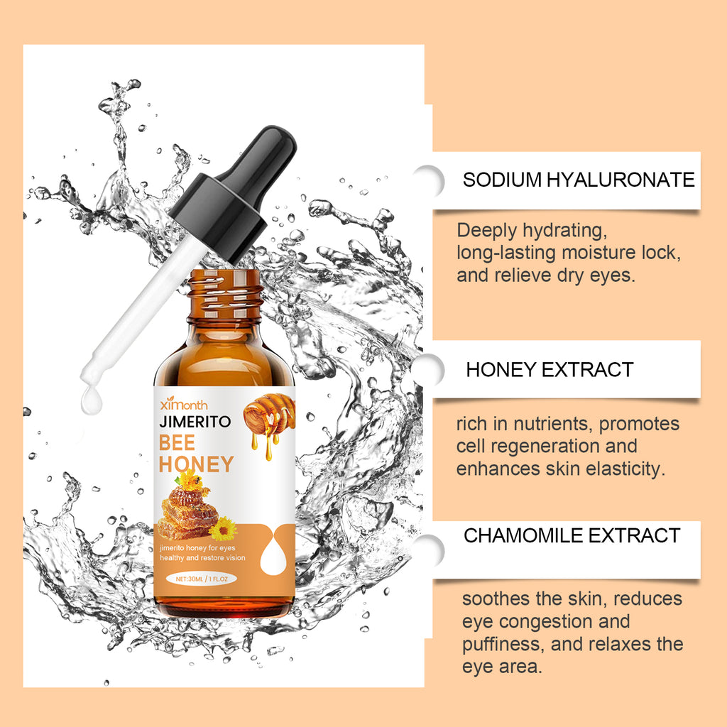 Ximonth Honey Eye Comfort Mist – Refreshing & Moisturizing Eye Area Spray for Dry & Tired Eyes