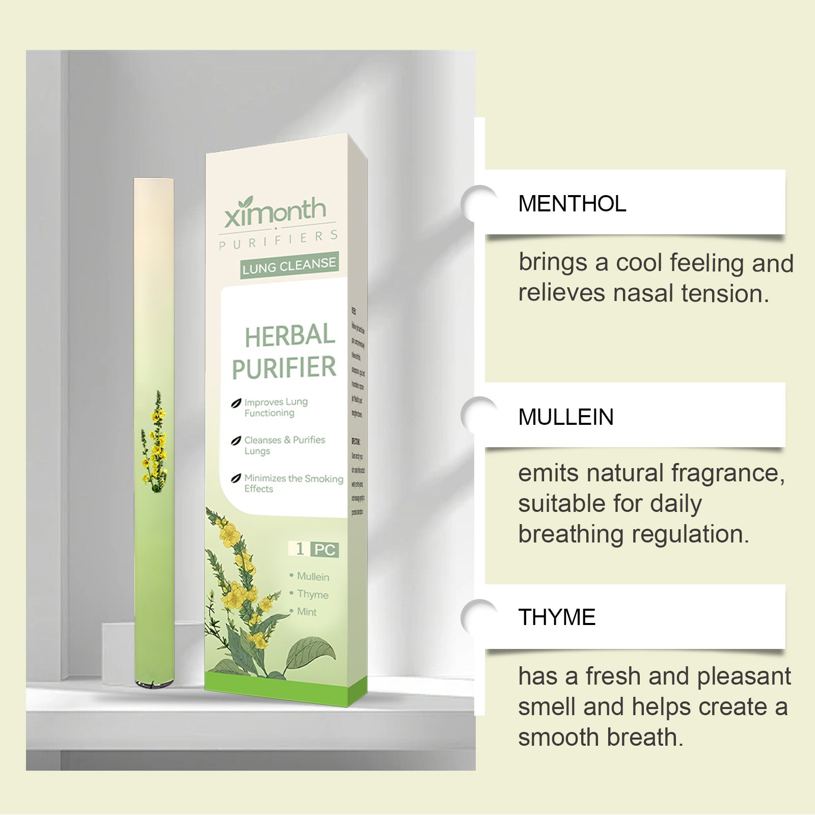 Ximonth Body Care Stick – Mild Herbal Extract Nourishing Skin Cleansing Balm