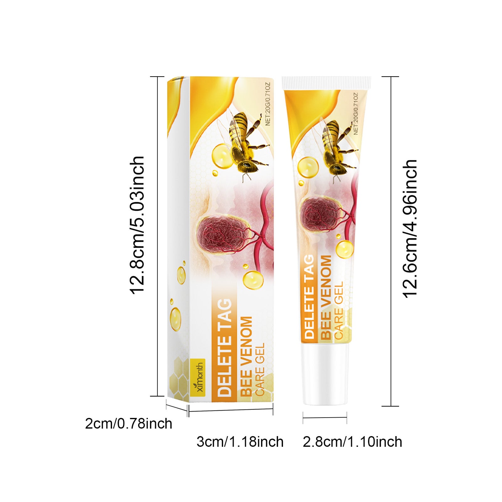 Ximonth Bee Venom Care Gel – Gentle Cleansing & Smoothing Bumpy Skin Gel