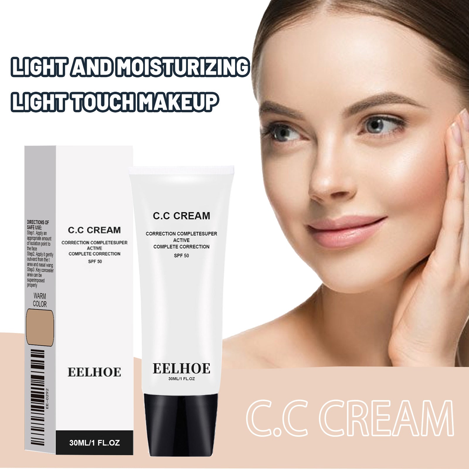 EELHOE Primer & Foundation – Hydrating, Color-Correcting & Brightening Base