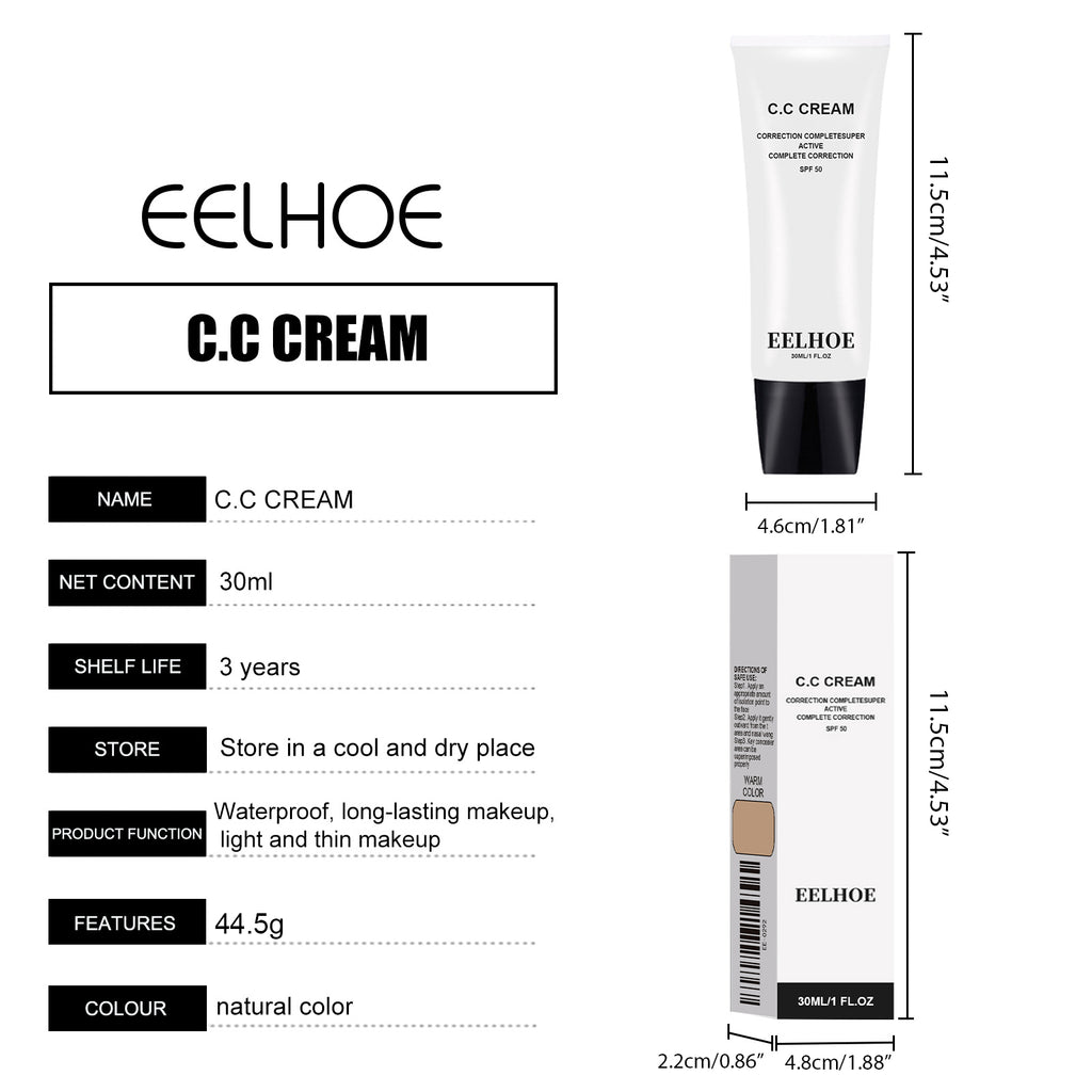 EELHOE Primer & Foundation – Hydrating, Color-Correcting & Brightening Base