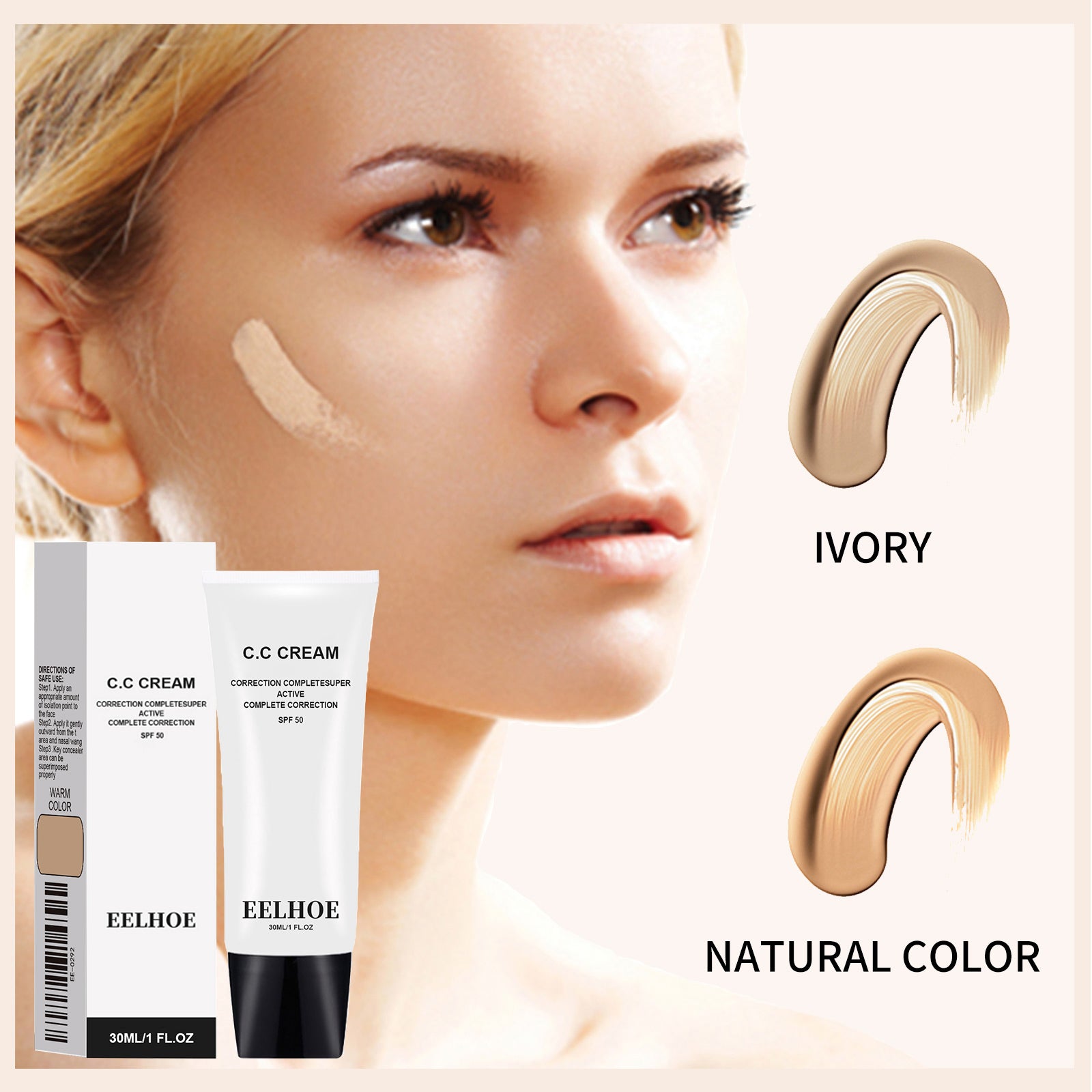 EELHOE Primer & Foundation – Hydrating, Color-Correcting & Brightening Base