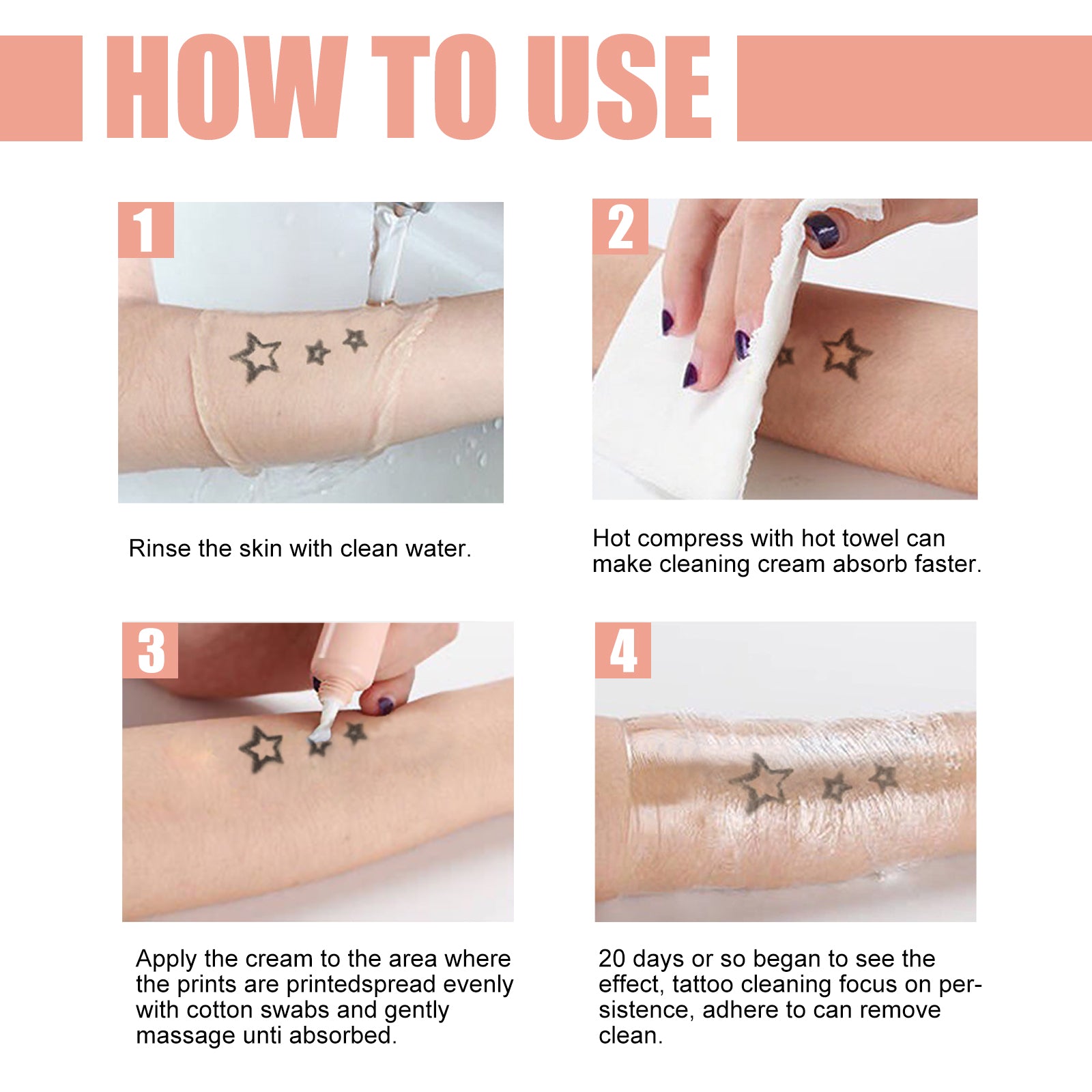 EELHOE Tattoo Fading Cream – Plant-Based Formula for Tattoo Lightening, Eyebrow & Eyeliner Removal, Gentle & Effective